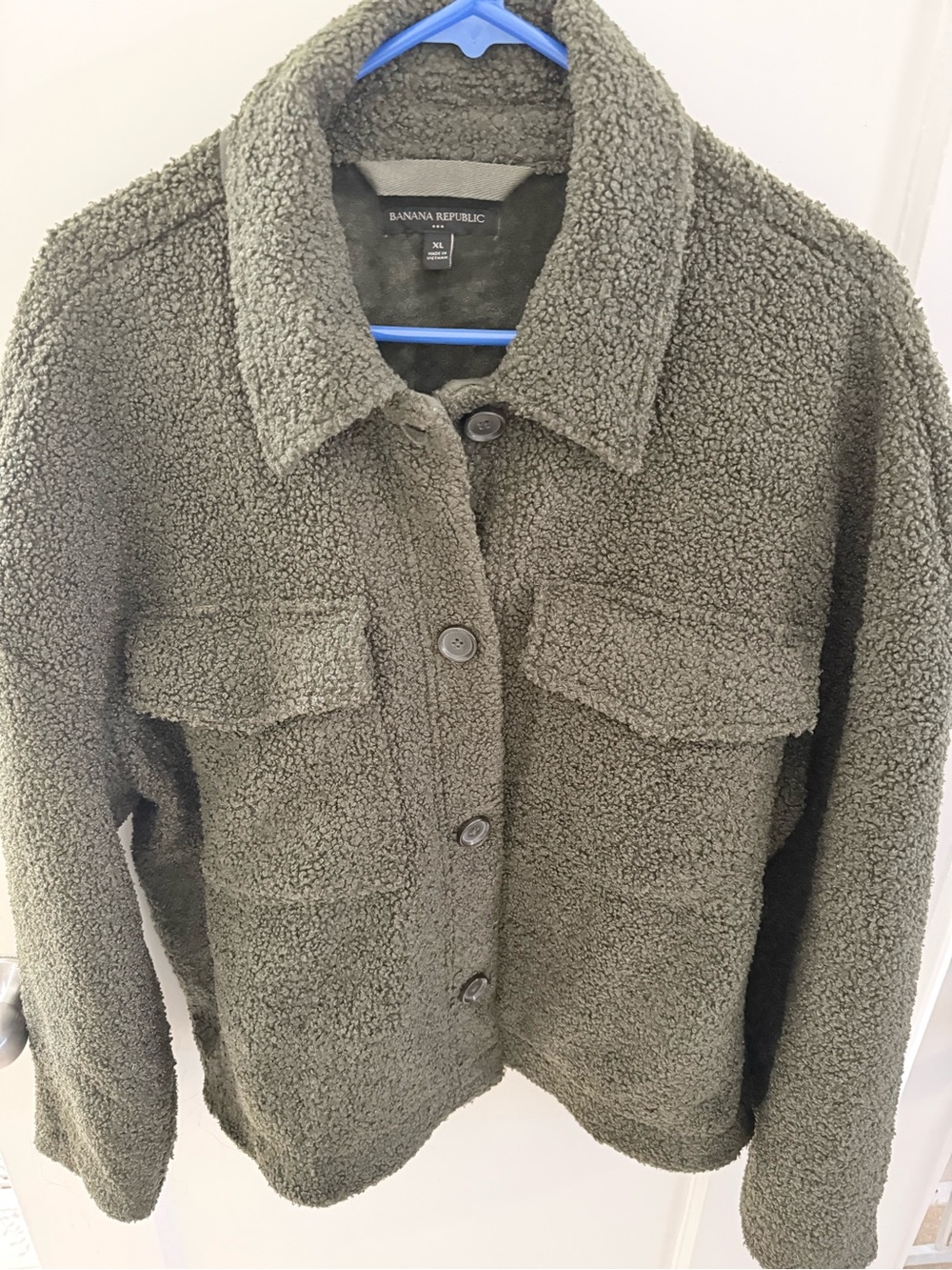 Banana republic - Sherpa teddycoat size XL EUC worn once